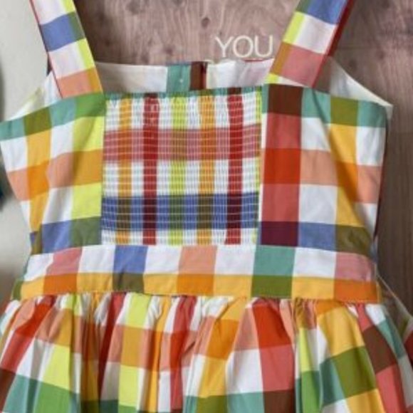 NWT  Christopher John Plaid Rogers Button Front MIdi Dress 2 - Picture 6 of 10